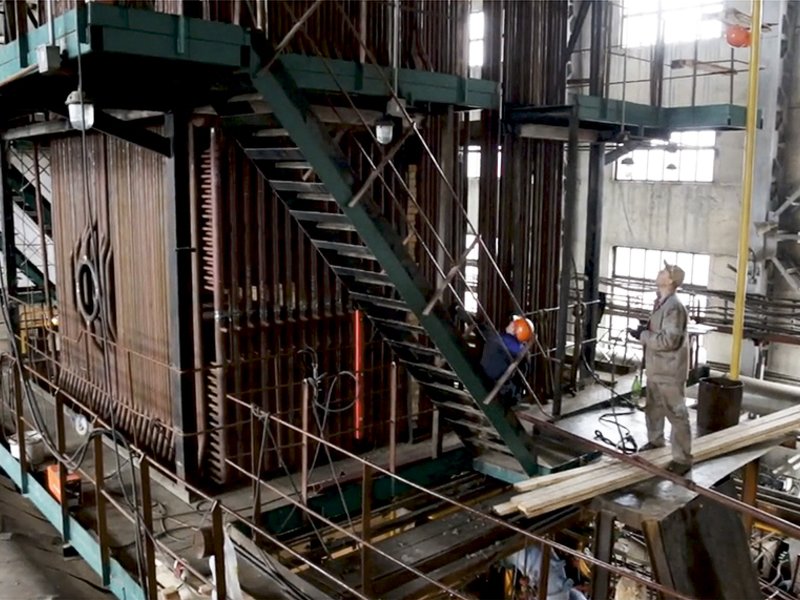 Наша работа: монтаж водогрейного газомазутного котла ПТВМ-30 в г. Нижневартовске