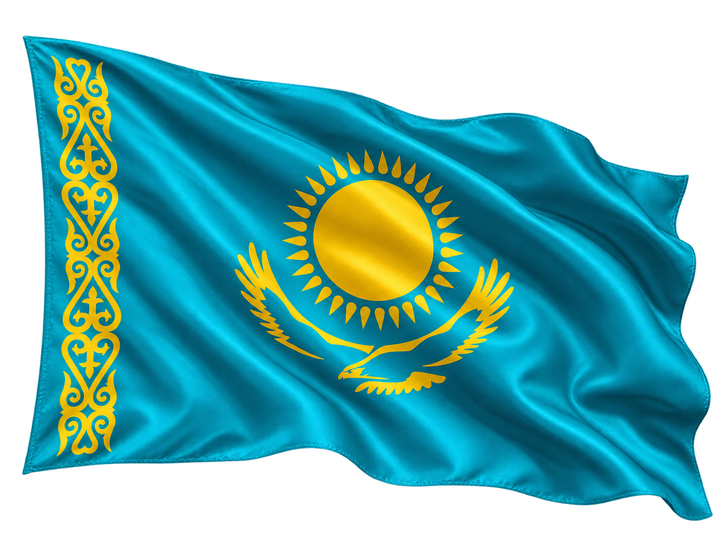 Флаг Казахстана